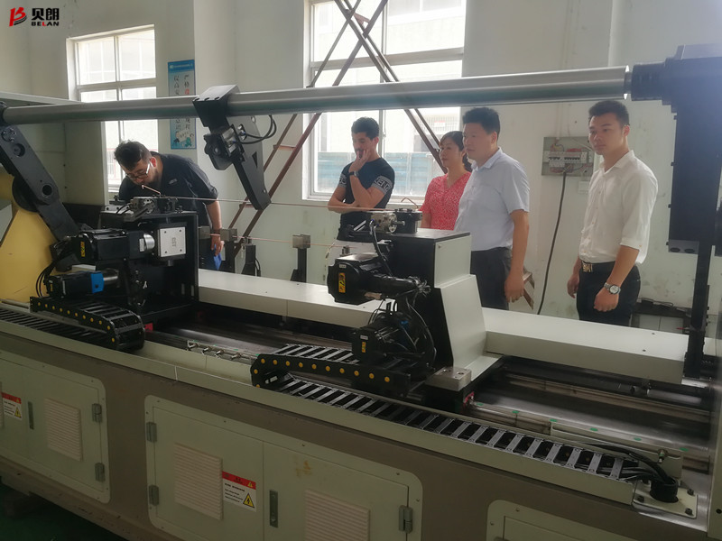 土耳其客戶參觀貝朗自動(dòng)化公司現(xiàn)場