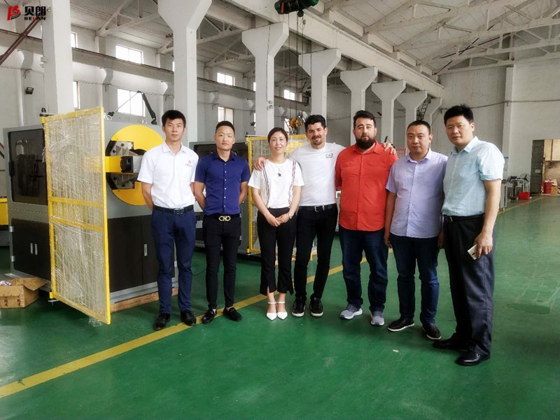 土耳其客戶參觀貝朗自動(dòng)化公司現(xiàn)場